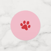 Blau, Lila und rot Konfetti (Klein Vorderseite)