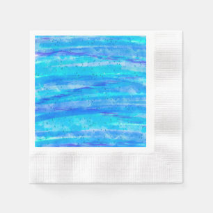 Blau, Lila, Wasser Serviette