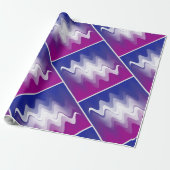 Blau lila weiß geschenkpapier (Ungerollt)