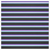 Blau, Lila, weiß, hell Blau und Schwarz Stoff (Muster)