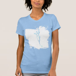 Blau-Linie 3 T-Shirt