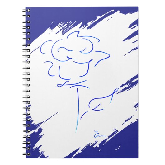 Blau-Linie 4 Notizblock (Vorderseite)