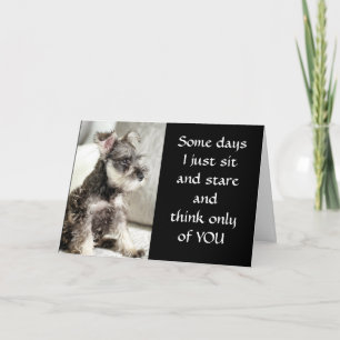 **BLAU LONELY UND SO SAD I " **FEHLT SIE** KARTE