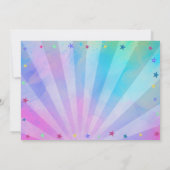 Blau macht Spaß, Bowling mit Foto Einladung (Rückseite)