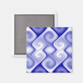 Blau Magnet (Vorderseite/Rückseite)