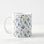 Blau majestätisch: Ornamente schmücken den Baum Kaffeetasse (Links)
