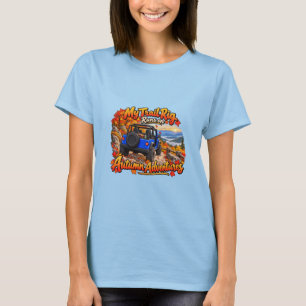 Blau_Mein Trail Rig läuft T-Shirt