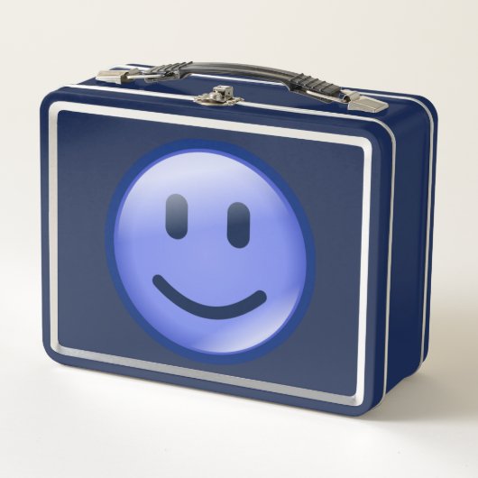 blau metall lunch box (Vorderseite)