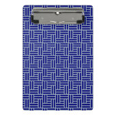 Blau Mini Klemmbrett (Vorderseite)