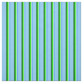 Blau, Minzcreme, Limon, dunkelgrün, Lichtblau Stoff (Muster)