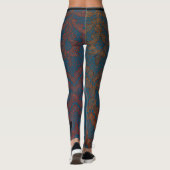 BLAU MIT ANTIQUEN LEGGINGS (Rückseite)
