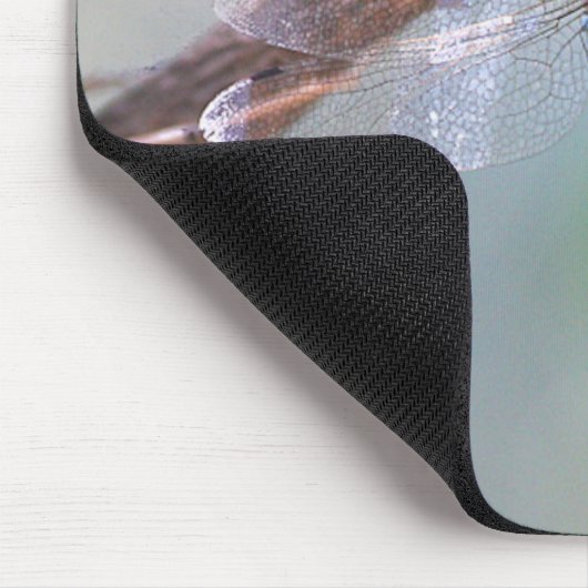 Blau - Mit Augen Darner Dragonfly Mousepad (Ecke)