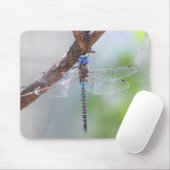 Blau - Mit Augen Darner Dragonfly Mousepad (Mit Mouse)