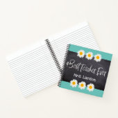 Blau mit dem besten Lehrer je auf Blackboard Custo Notizblock (Innenseite)