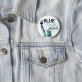 BLAU mit gutem Gewissen. WIDERSTEHEN! Button (Beispiel)