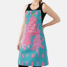 BLAU MIT PINKCHRISTEN SCHÜRZE