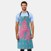 BLAU MIT PINKCHRISTEN SCHÜRZE (Getragen)