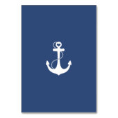 Blau mit Roter Anker-Tischnummer Tischnummer (Rückseite)