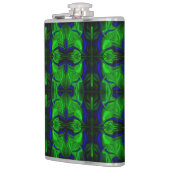 Blau mit "schwimmenden", miteinander verflochtenen flachmann (Links)