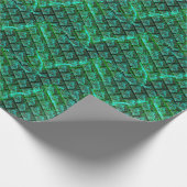 Blau mit "schwimmenden", miteinander verflochtenen geschenkpapier (Ecke)