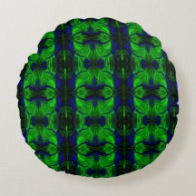 Blau mit "schwimmenden", miteinander verflochtenen