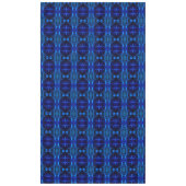 Blau mit "schwimmenden", miteinander verflochtenen tischdecke (Vorderseite)