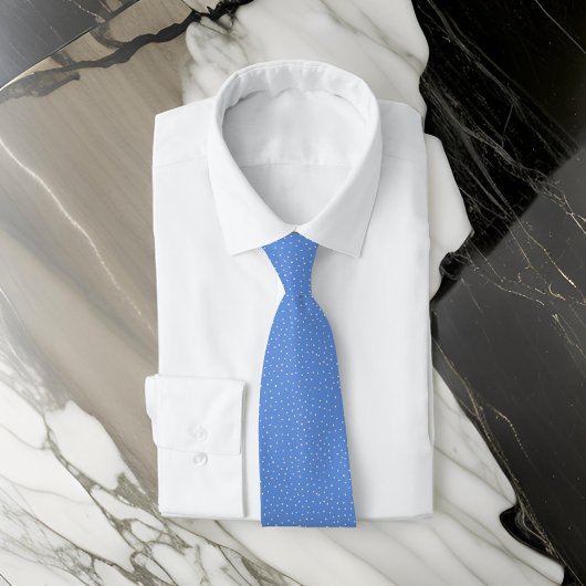 Blau mit Speck Minimal Klasse Krawatte