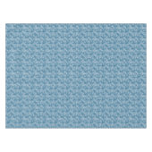 blau mit Weiß, blau, Blume, blumig, rustikal, fa Tischdecke (Vorderseite (Horizontal))