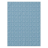 blau mit Weiß, blau, Blume, blumig, rustikal, fa Tischdecke (Vorderseite)