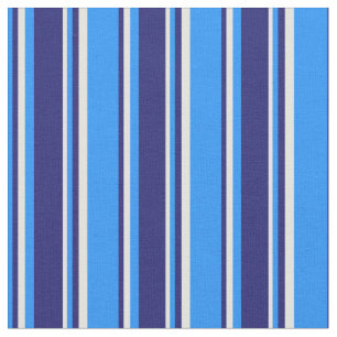 Blau, Mitternachtsblau und hellgelbe farbige Linie Stoff