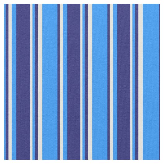 Blau, Mitternachtsblau und hellgelbe farbige Linie Stoff (Nahaufnahme)