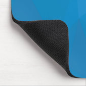 Blau, modern, cool, trendig, futuristisch mousepad (Ecke)
