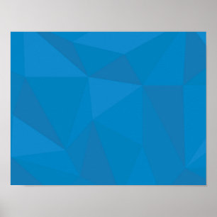 Blau, modern, cool, trendig, futuristisch poster