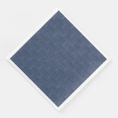 Blau, modern, einfach coole Abbildung Serviette (Ecke)
