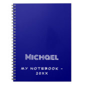 Blau, modern notizblock (Vorderseite)