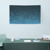 Blau, modern, Retro, cool, trendy dot pattern Banner (Messeveranstaltung)