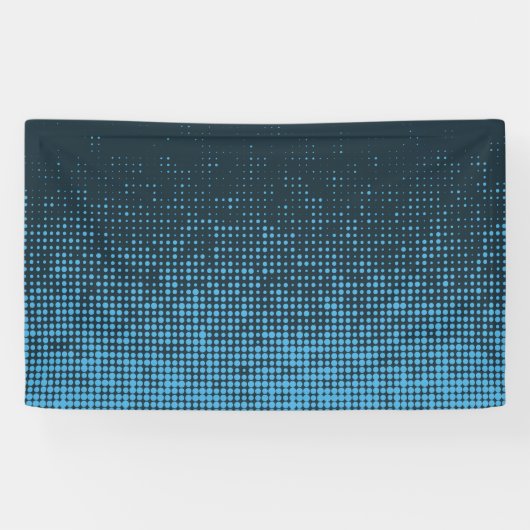Blau, modern, Retro, cool, trendy dot pattern Banner (Horizontal)