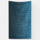 Blau, modern, Retro, cool, trendy dot pattern Banner (Vertikal)