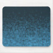 Blau, modern, Retro, cool, trendy dot pattern Mousepad (Vorne)