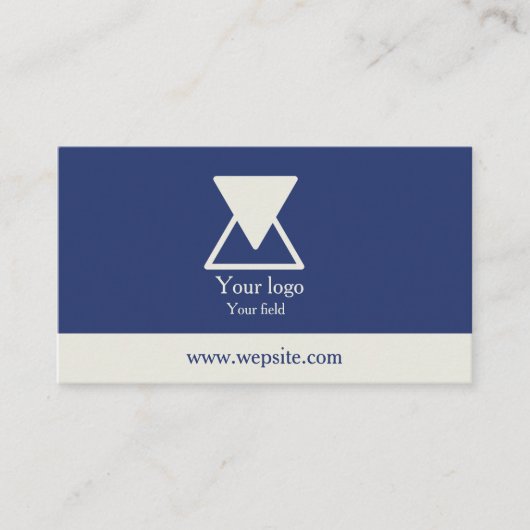 blau-modern visitenkarte (Vorderseite)