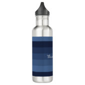 Blau monochromatisch edelstahlflasche (Links)
