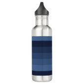 Blau monochromatisch edelstahlflasche (Links)