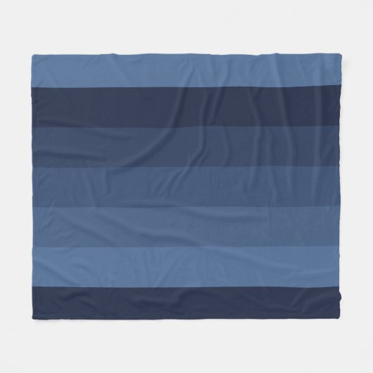Blau monochromatisch fleecedecke (Vorderseite (Horizontal))