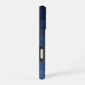Blau monochromatisch iPhone 16 hülle (Rechte Seite)