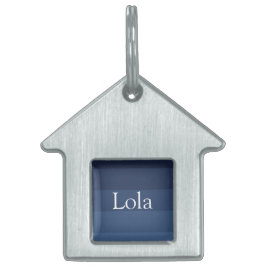 Blau monochromatisch tiermarke