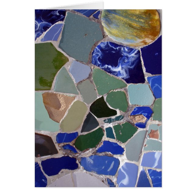 Blau-Mosaiken Antoni Gaudi (Vorne)
