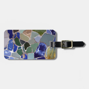 Blau-Mosaiken Antoni Gaudi Gepäckanhänger
