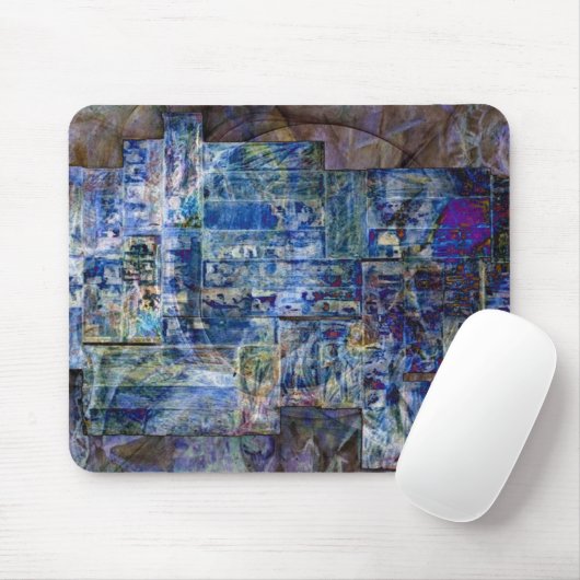 Blau Mousepad (Mit Mouse)