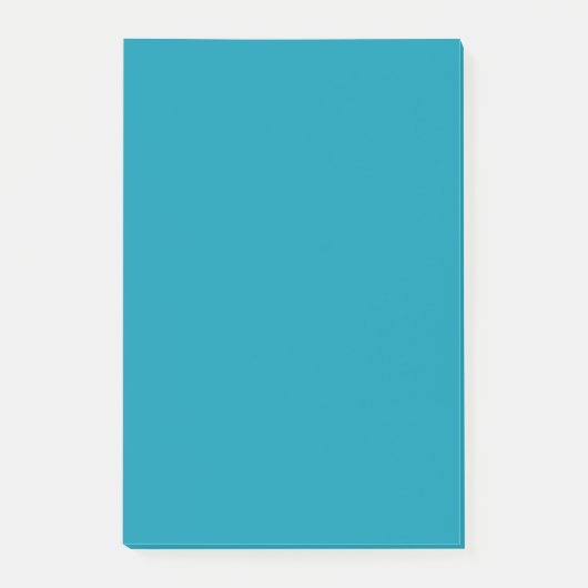 Blau (Munsell) (feste Farbe) Post-it Klebezettel (Vorderseite)