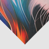 BLAU N RED TERRIER DOG SEIDENPAPIER (Detail)